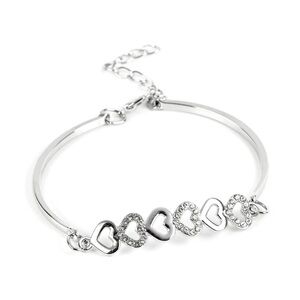 Silver Heart Bracelet